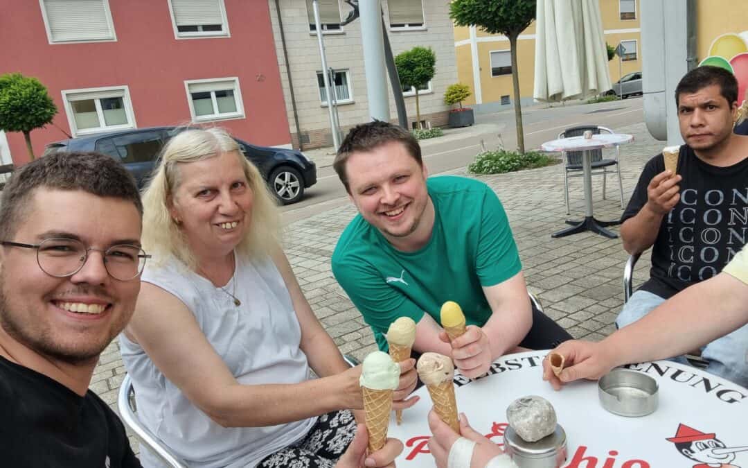 Frische Farben für den Gruppenraum des Berufsbildungsbereichs