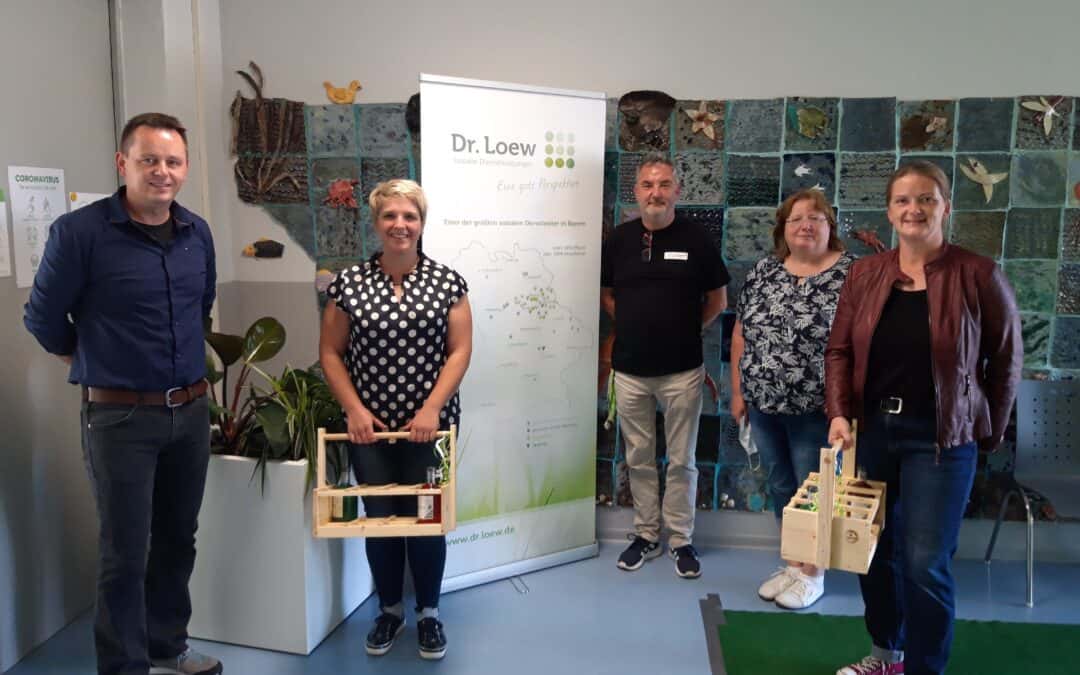 Die Partei „Die Grünen“ zu Besuch in den Wernberger Werkstätten