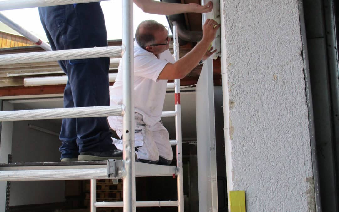 Unser Lagerbereich wird schöner