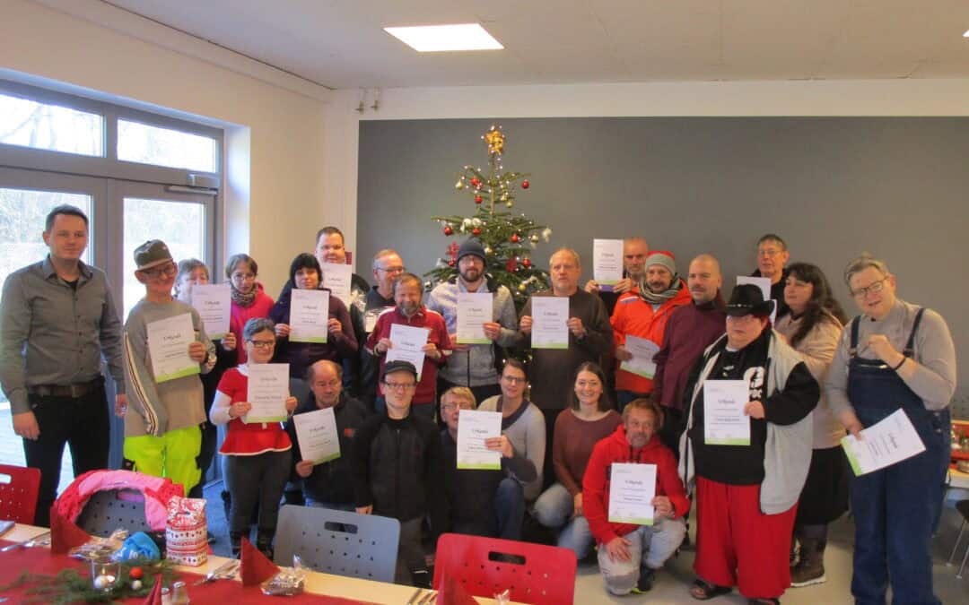 Die Wernberger Werkstätten feiern Weihnachten