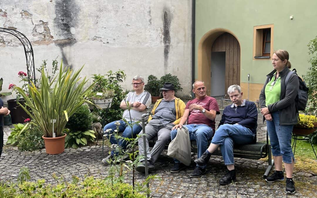 Die Entlastungsgruppe auf Gruppenausflug