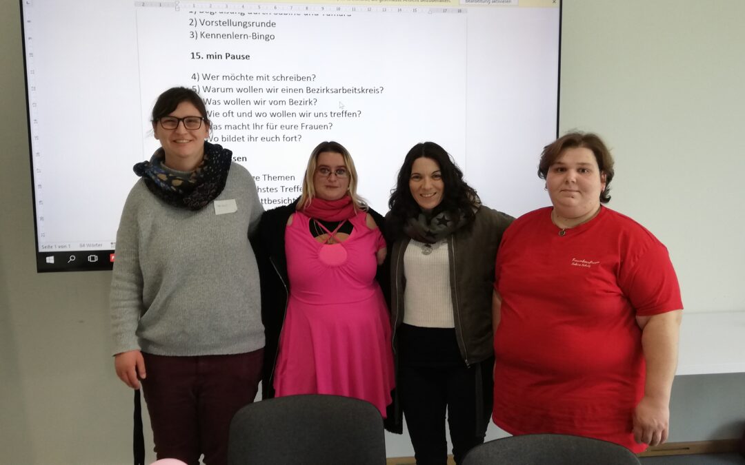 Erstes Bezirkskreistreffen der Frauenbeauftragten in den Jurawerkstätten Neumarkt