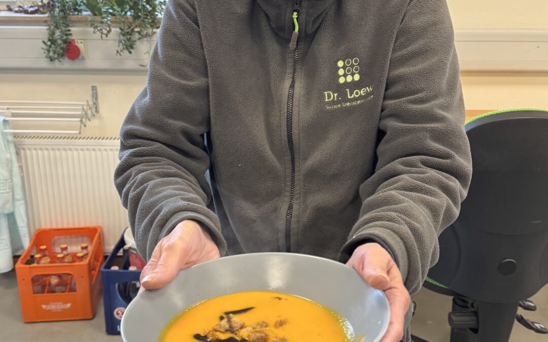 Erste Kürbissuppe in der Entlastungsgruppe – ein voller Erfolg!