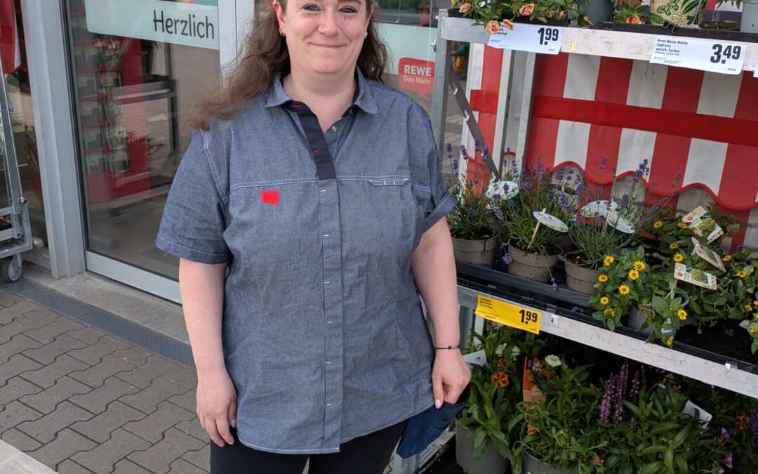 Anja – ein wertvolles Mitglied im REWE-Team